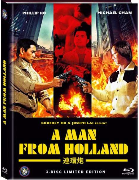 A Man from Holland - Drug Connection (Blu-ray &amp; DVD im Mediabook), 1 Blu-ray Disc und 2 DVDs