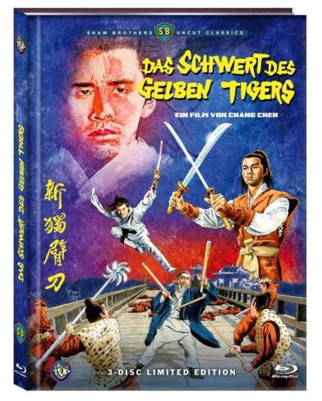 Das Schwert des gelben Tigers (Final Edition) (Blu-ray &amp; DVD im Mediabook), 2 Blu-ray Discs und 1 DVD