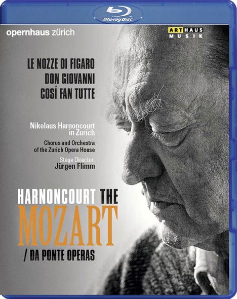 Wolfgang Amadeus Mozart (1756-1791): Die "Da Ponte-Opern", 3 Blu-ray Discs