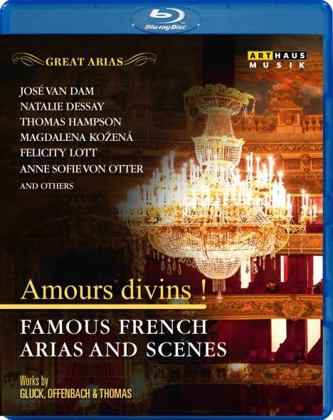 Great Arias - Famous French Arias and Scenes, Blu-ray Disc