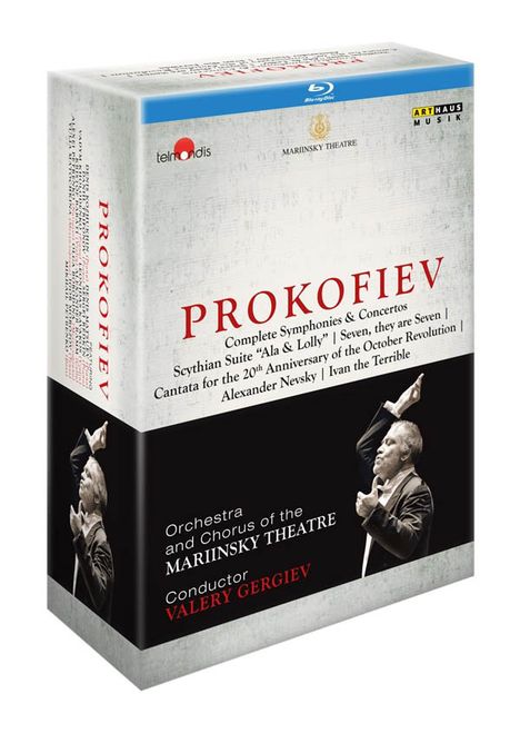 Serge Prokofieff (1891-1953): Serge Prokofieff - Complete Symphonies &amp; Concertos, 4 Blu-ray Discs