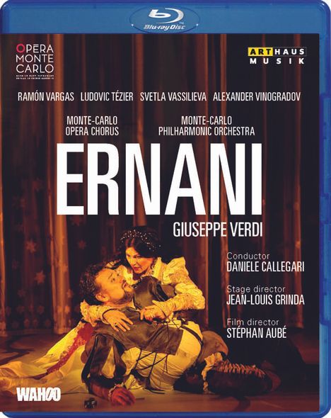 Giuseppe Verdi (1813-1901): Ernani, Blu-ray Disc