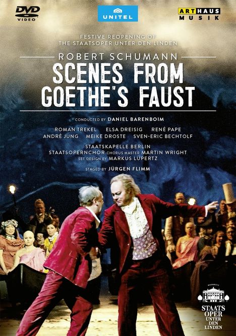 Robert Schumann (1810-1856): Szenen aus Goethes Faust, DVD