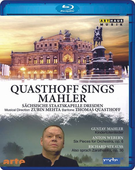 Quasthoff sings Mahler, Blu-ray Disc