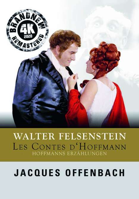 Jacques Offenbach (1819-1880): Les Contes D'Hoffmann (Walter Felsenstein-Edition / 4K Remastering 2020), DVD