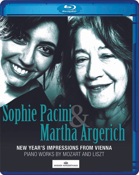 Sophie Pacini &amp; Martha Argerich - New Year's Impressions from Vienna, Blu-ray Disc