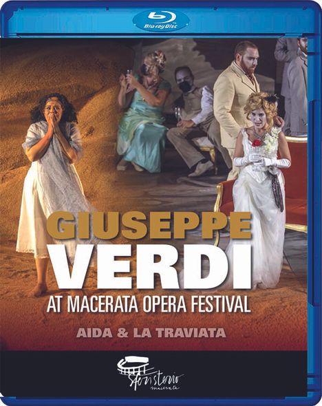 Giuseppe Verdi (1813-1901): Giuseppe Verdi at Macerata Opera Festival 2021 (Aida &amp; La Traviata), 2 Blu-ray Discs