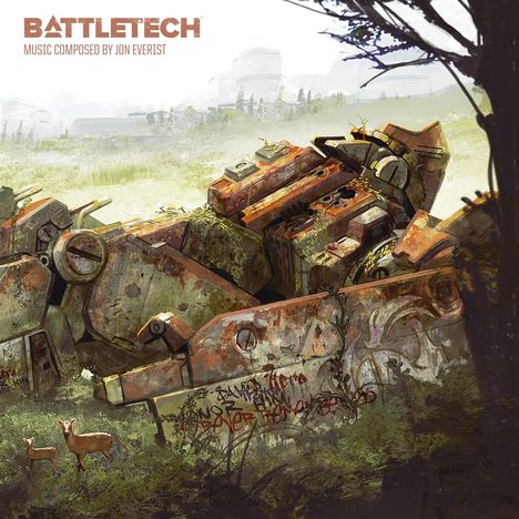 Jon Everist: Filmmusik: Battletech (Black &amp; White Ink Spot Vinyl), 2 LPs