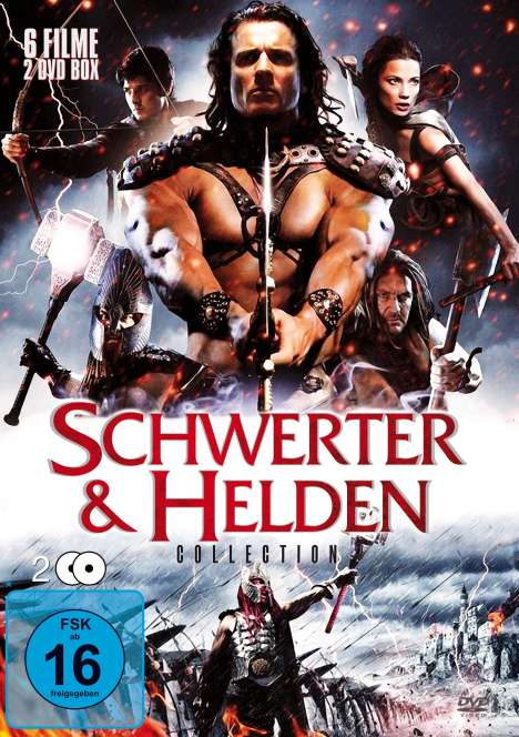 Schwerter &amp; Helden Collection (6 Filme auf 2 DVDs), 2 DVDs