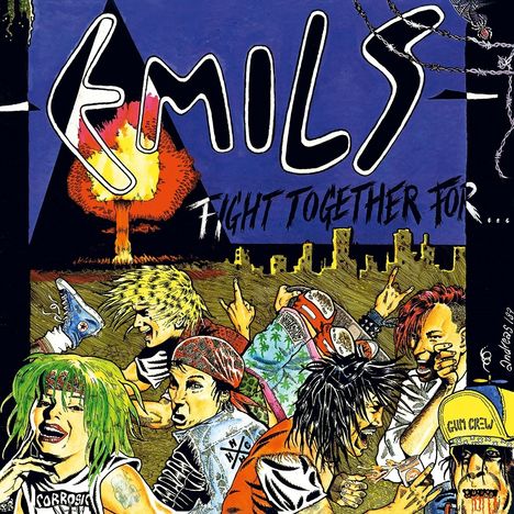 Emils: Fight Together For, 1 LP und 1 Single 7"