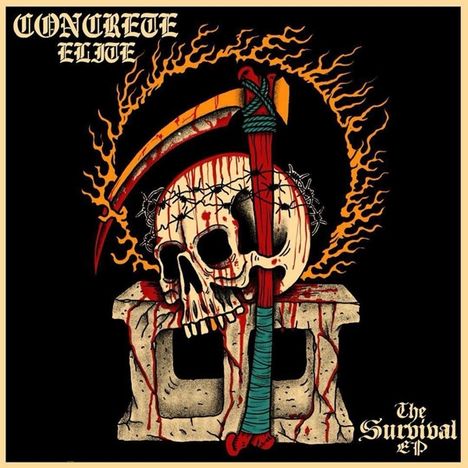 Concrete Elite: The Survival EP (Cream Vinyl), Single 12"