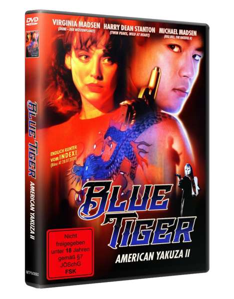 Blue Tiger - American Yakuza 2, DVD
