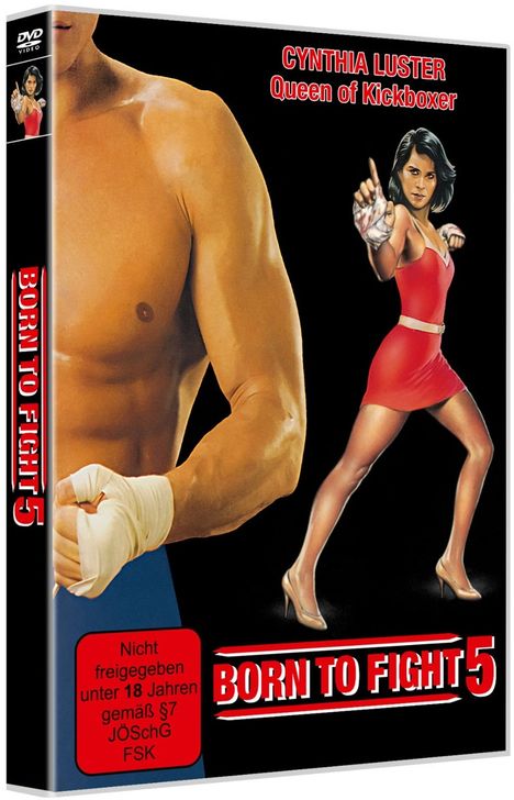 Cynthia Luster, Queen of Kickboxer. Nicht freigegeben unter 18 Jahren. Born to Fight 5. Frau in Kampfsporthaltung.