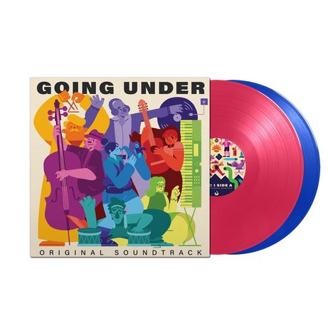 Filmmusik: Going Under (Original Game Soundtrack) (Pink &amp; Blue Vinyl), 2 LPs