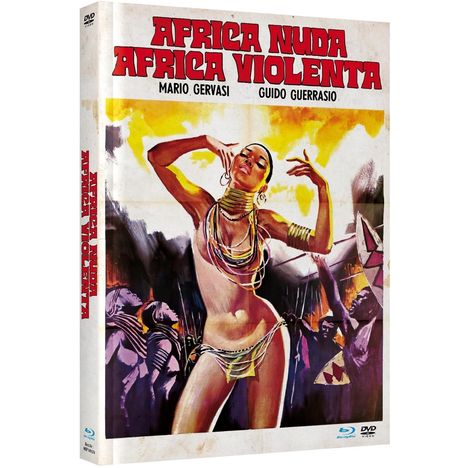 Africa Nuda, Africa Violenta (Blu-ray &amp; DVD im Mediabook), 1 Blu-ray Disc und 1 DVD