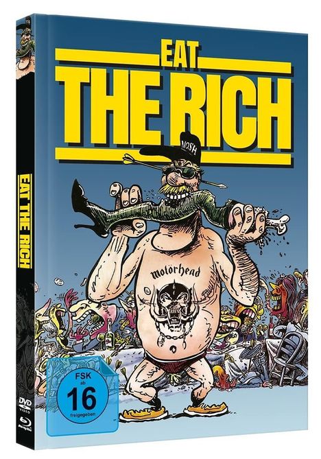 Eat the Rich (Blu-ray &amp; DVD im Mediabook), 1 Blu-ray Disc und 1 DVD