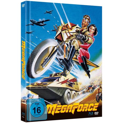 Megaforce (Blu-ray &amp; DVD im Mediabook), 1 Blu-ray Disc und 1 DVD