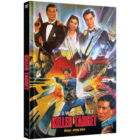 Killer Target (Blu-ray &amp; DVD im Mediabook), 1 Blu-ray Disc und 1 DVD