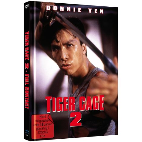 Tiger Cage 2 (Full Contact) (Blu-ray &amp; DVD im Mediabook), 1 Blu-ray Disc und 1 DVD