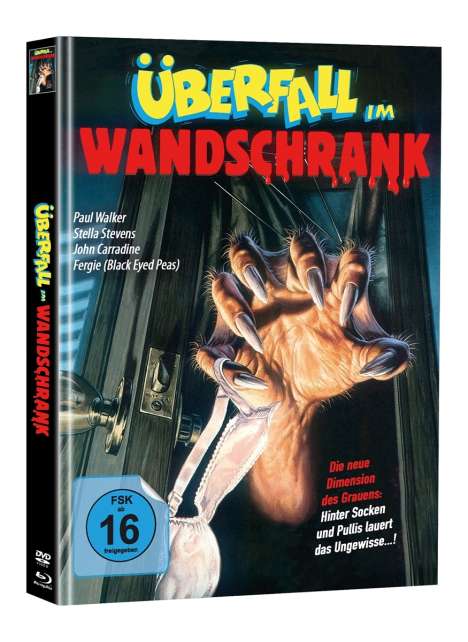 Überfall im Wandschrank (Blu-ray &amp; DVD im Mediabook), 1 Blu-ray Disc und 1 DVD