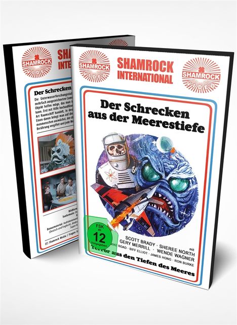 Der Schrecken aus der Meerestiefe (Limited Hartbox Edition) (Blu-ray &amp; DVD), 1 Blu-ray Disc, 1 DVD und 1 CD