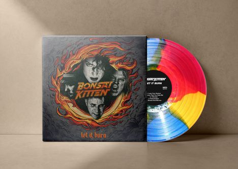 Bonsai Kitten: Let It Burn (180g) (Limited Indie Edition) (Special Collector's Tricolor Rainbow Vinyl), 1 LP und 1 CD