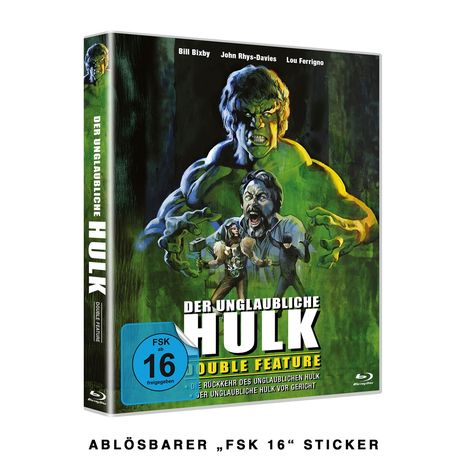 Der unglaubliche Hulk - Double Feature (Blu-ray), 2 Blu-ray Discs