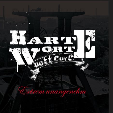 Harte Worte: Extrem Unangenehm (Transparent Red w/ Red Splatter), LP
