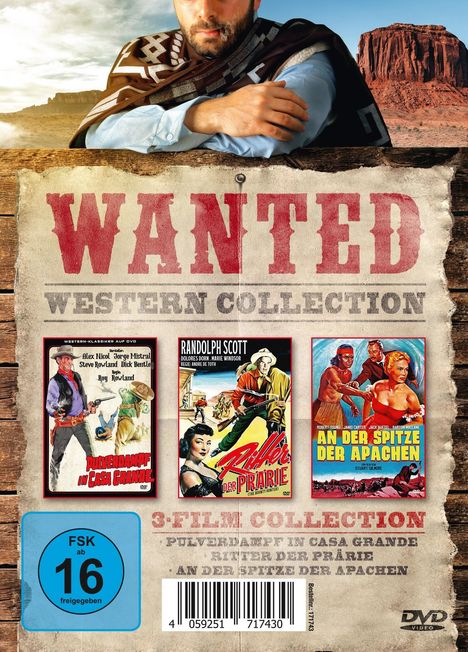 WANTED - Western Collection 3 (3 Filme), 3 DVDs