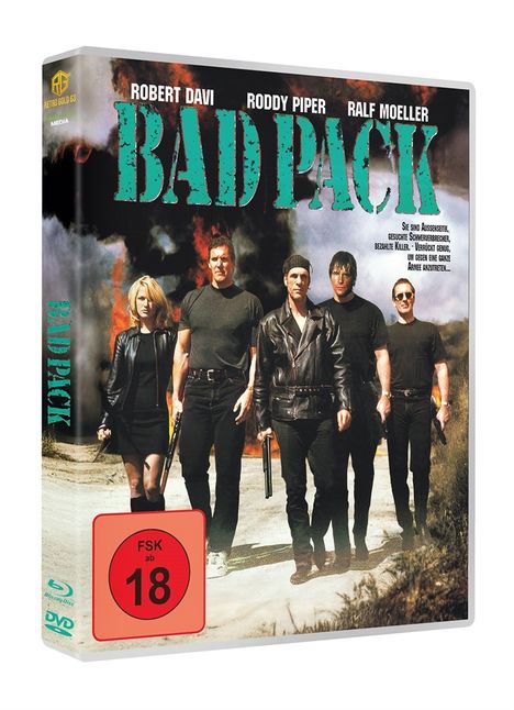 Bad Pack - Sieben dreckige Halunken (Blu-ray & DVD), 1 Blu-ray Disc und 1 DVD
