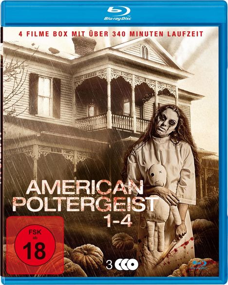 American Poltergeist 1-4 (Blu-ray), 3 Blu-ray Discs