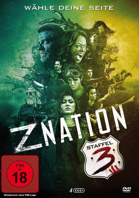 Z Nation Staffel 3, 4 DVDs