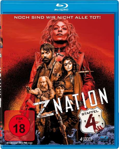 Z Nation Staffel 4 (Blu-ray), 4 Blu-ray Discs