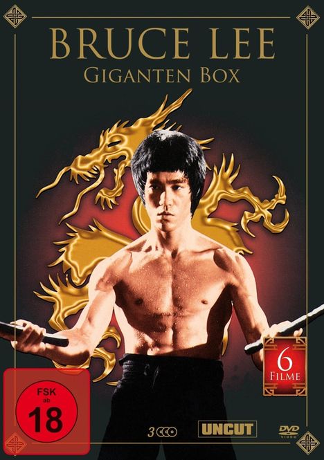 Bruce Lee Gigantenbox (6 Filme auf 3 DVDs), 3 DVDs