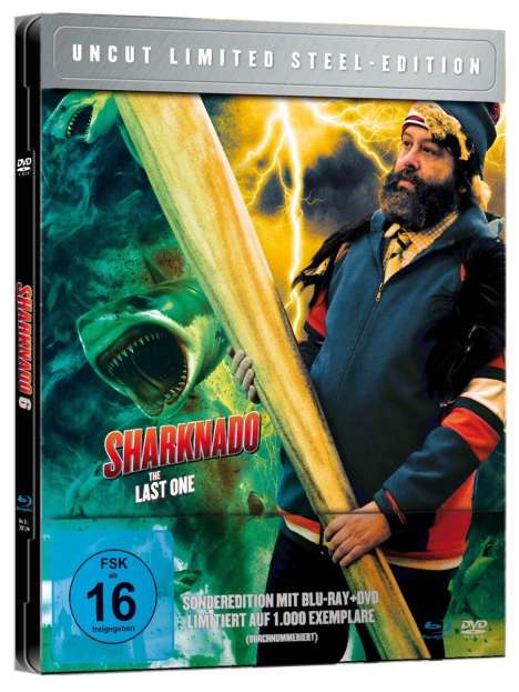 Sharknado 6 - The Last One (Blu-ray &amp; DVD im FuturePak), 1 Blu-ray Disc und 1 DVD