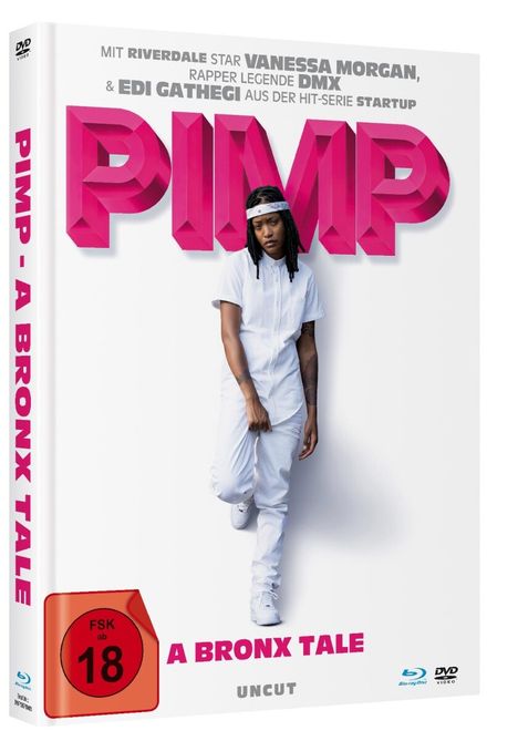 PIMP - A Bronx Tale (Blu-ray &amp; DVD im Mediabook), 1 Blu-ray Disc und 1 DVD