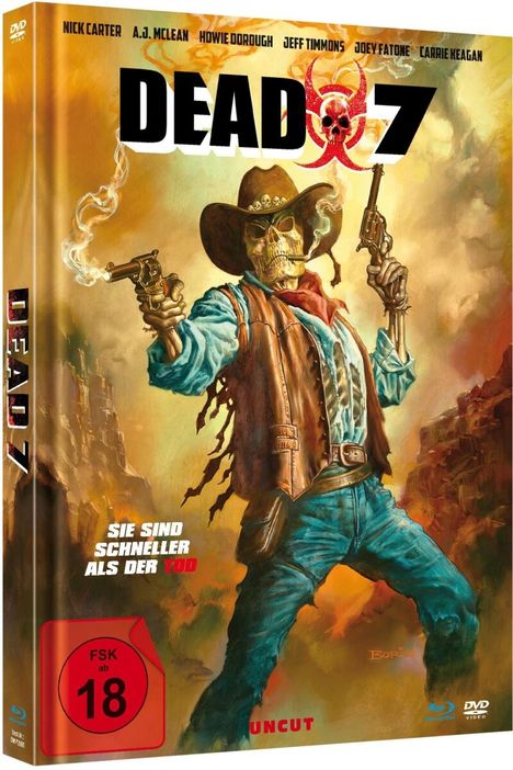 Dead 7 (Blu-ray &amp; DVD im Mediabook), 1 Blu-ray Disc und 1 DVD