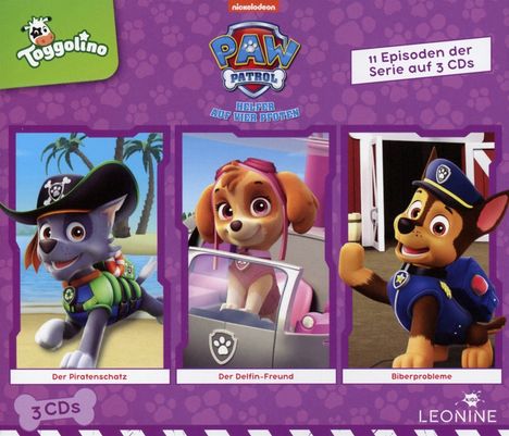 PAW Patrol Hörspielbox 5, 3 CDs