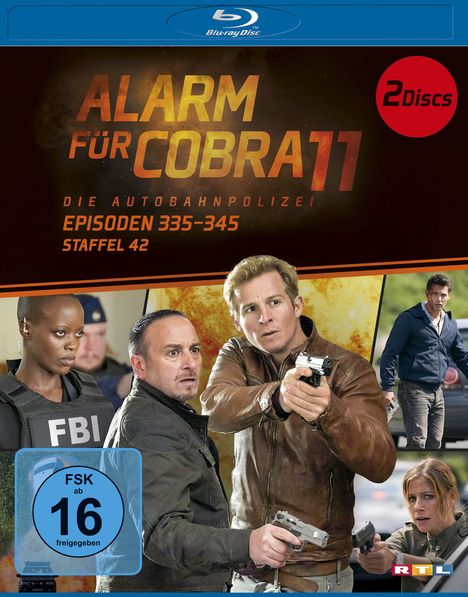 Alarm für Cobra 11 Staffel 42 (Blu-ray), 2 Blu-ray Discs