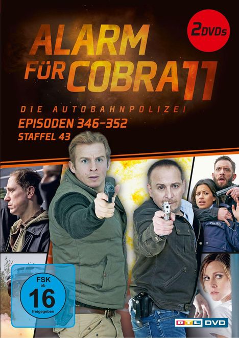 Alarm für Cobra 11 Staffel 43, 2 DVDs