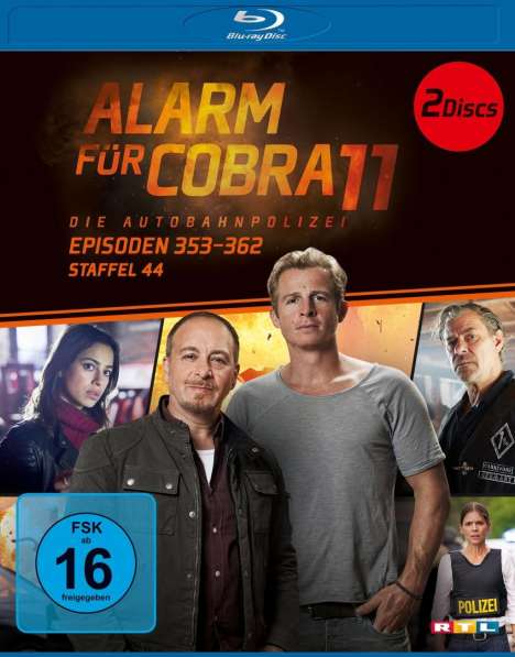 Alarm für Cobra 11 Staffel 44 (Blu-ray), 2 Blu-ray Discs