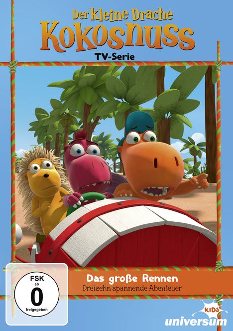 Der kleine Drache Kokosnuss DVD 13: Das große Rennen, DVD