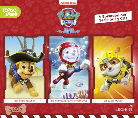 PAW Patrol Hörspielbox 9, 3 CDs