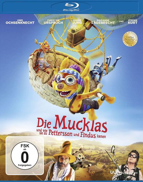 Die Mucklas und wie sie zu Pettersson und Findus kamen (Blu-ray), Blu-ray Disc