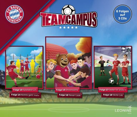 FC Bayern Team Campus (Hörspielbox 3), 3 CDs
