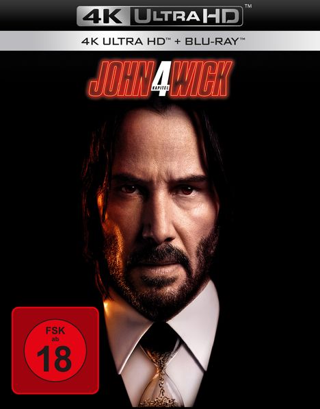 John Wick: Kapitel 4 (Ultra HD Blu-ray &amp; Blu-ray), 1 Ultra HD Blu-ray und 1 Blu-ray Disc