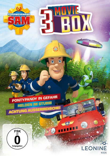 Feuerwehrmann Sam Movie-Box Vol. 1, 3 DVDs