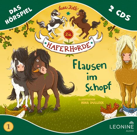 Die Haferhorde - Flausen im Schopf (Hörspiel zu Band 1), 2 CDs