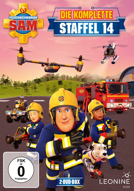 Feuerwehrmann Sam Staffel 14, 2 DVDs