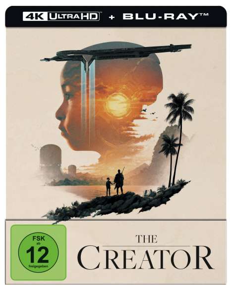 The Creator (Ultra HD Blu-ray &amp; Blu-ray im Steelbook), 1 Ultra HD Blu-ray und 1 Blu-ray Disc